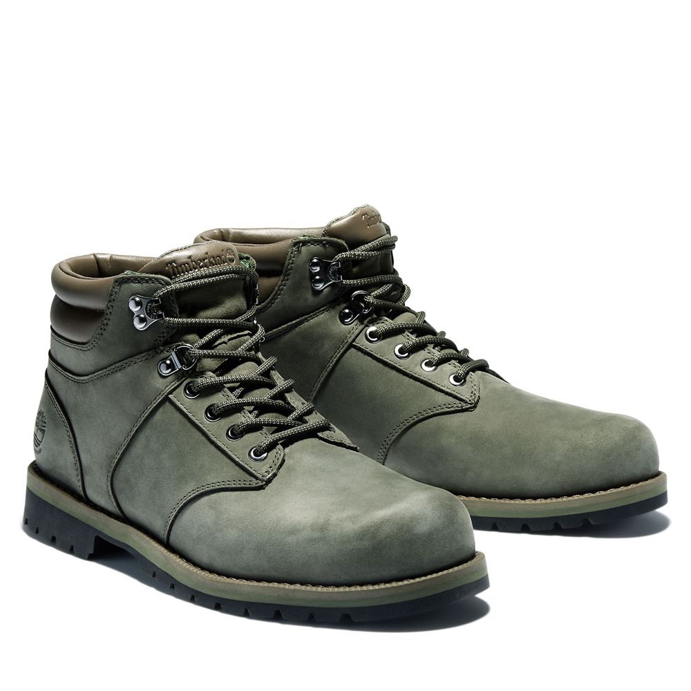 Botas de Montaña Timberland Hombre Redwood Falls Waterproof Mid Verde Oscuro - Chile WUR-720854